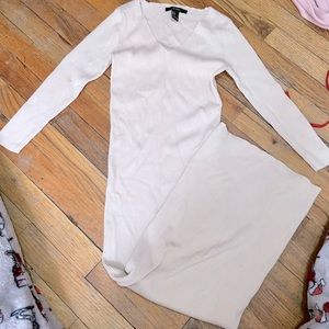 forever 21, size small, off white beige, long dress,